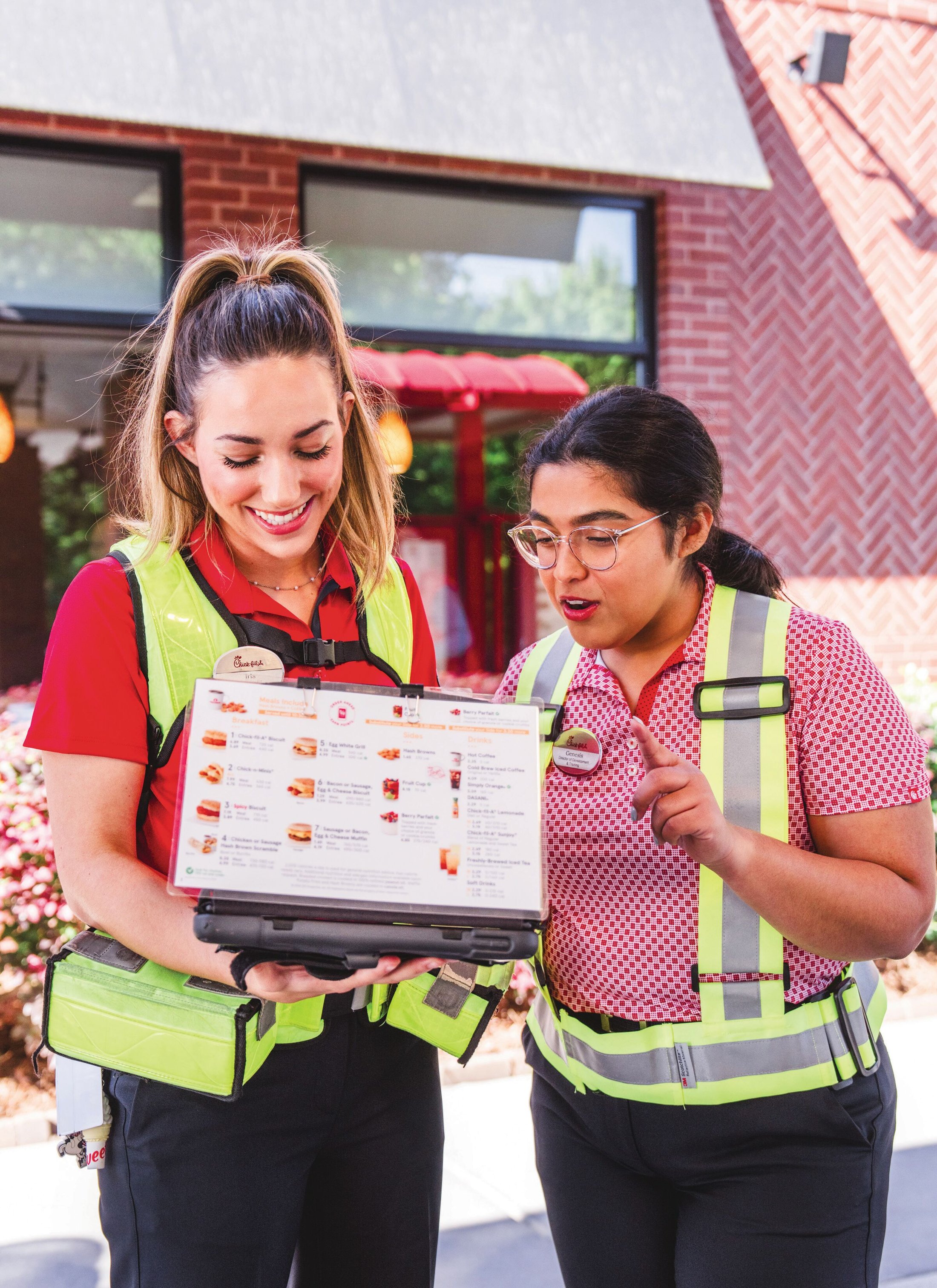Team members in the kitchen